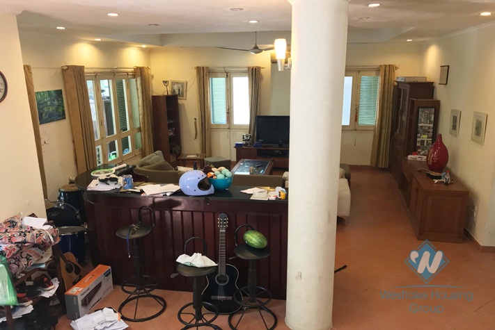 8 bedrooms house for rent in Ba Dinh district, Hanoi.